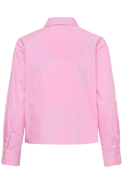 Ebony Shirt Pink Stripe