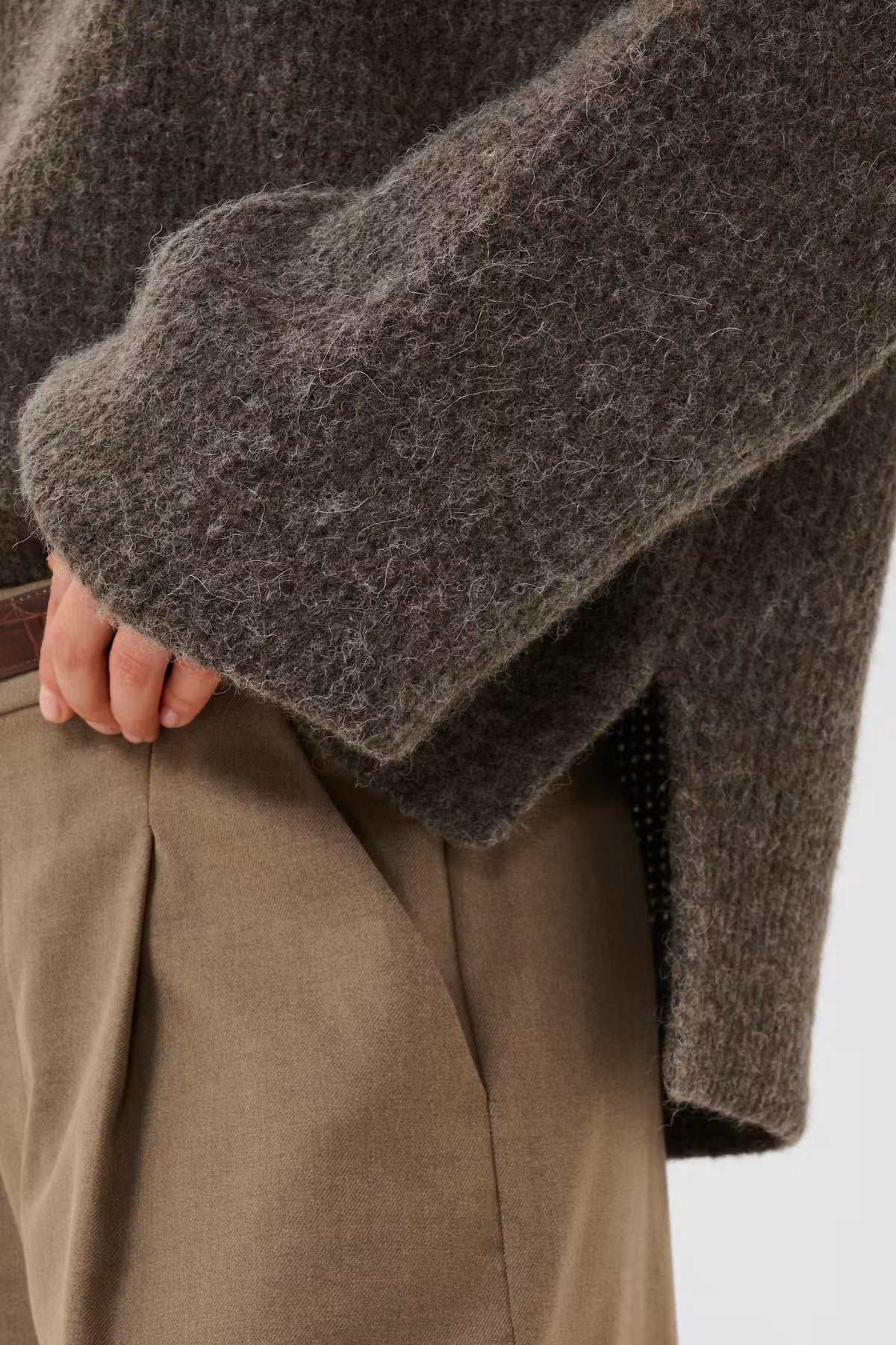 Alpha Pullover Chestnut Melange/Brown Gestuz