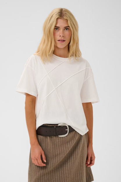 Stitch Amora T-Shirt Spring Gardenia/White Culture
