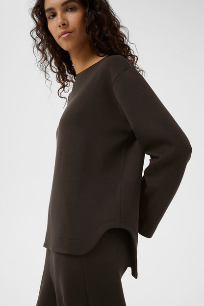 GincentIW Crewneck Sweatshirt Chocolate Brown InWear