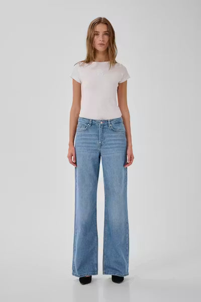 The Louis 139 High Wide Jeans Medium Blue Retro Wash My Essential Wardrobe