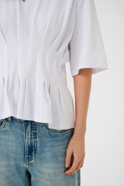 Inez T-shirt Bright White Gestuz