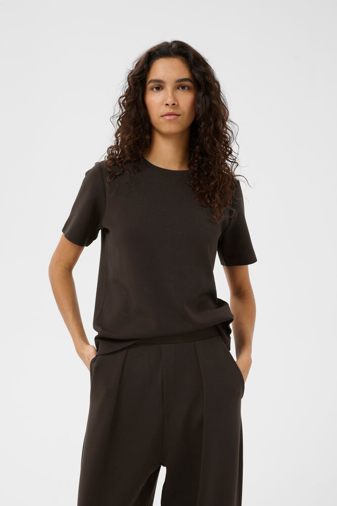 VincentIW Karmen T-Shirt Chocolate Brown InWear
