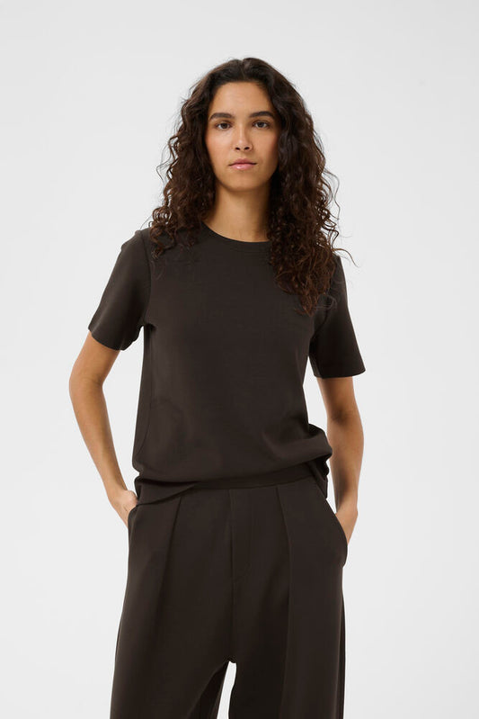 VincentIW Karmen T-Shirt Chocolate Brown InWear