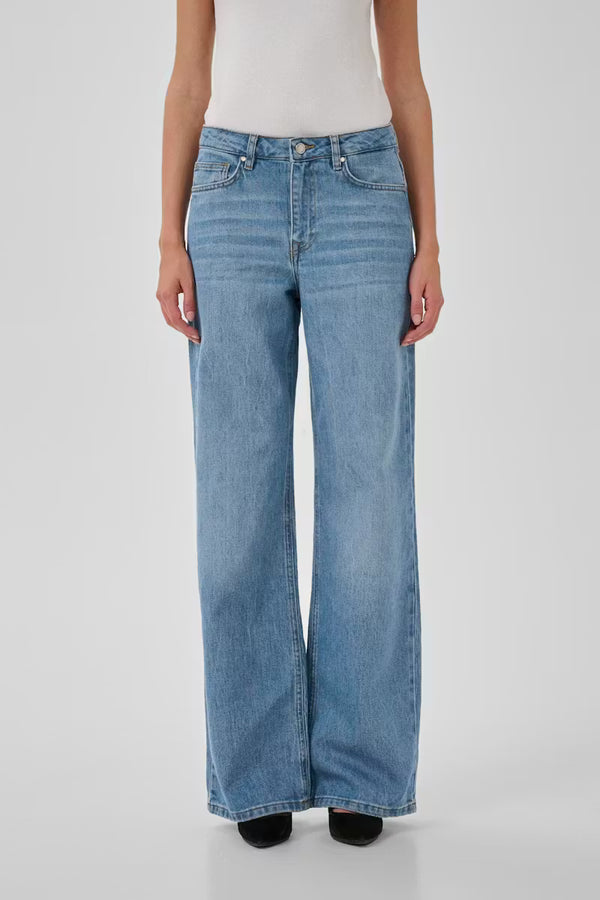 The Louis 139 High Wide Jeans Medium Blue Retro Wash My Essential Wardrobe
