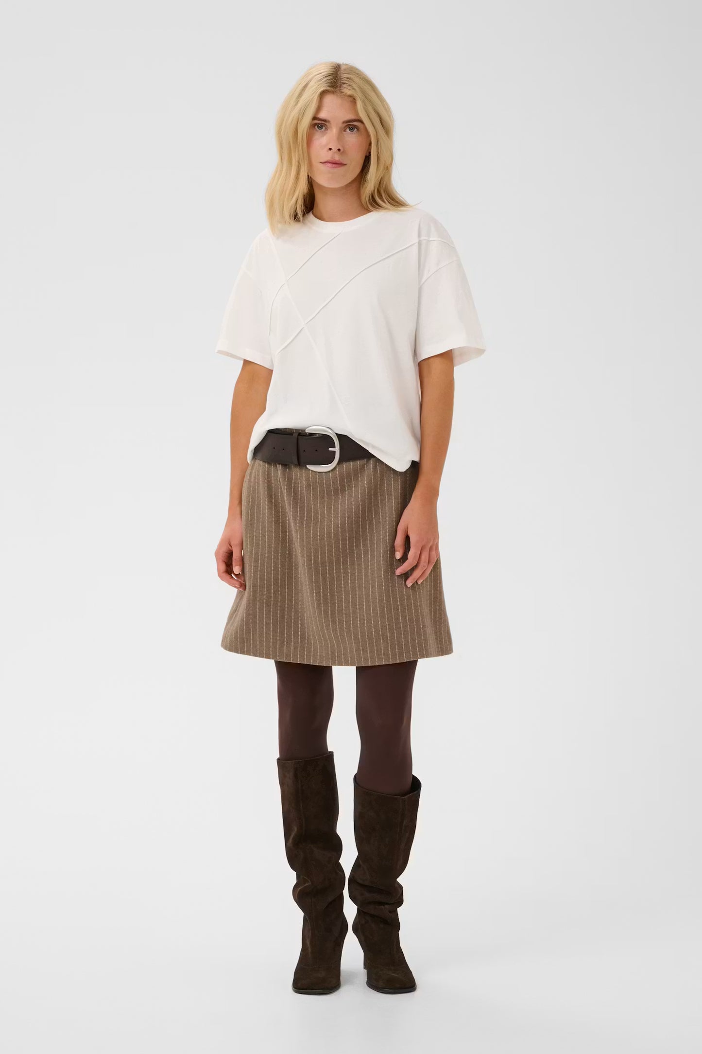 Stitch Amora T-Shirt Spring Gardenia/White Culture