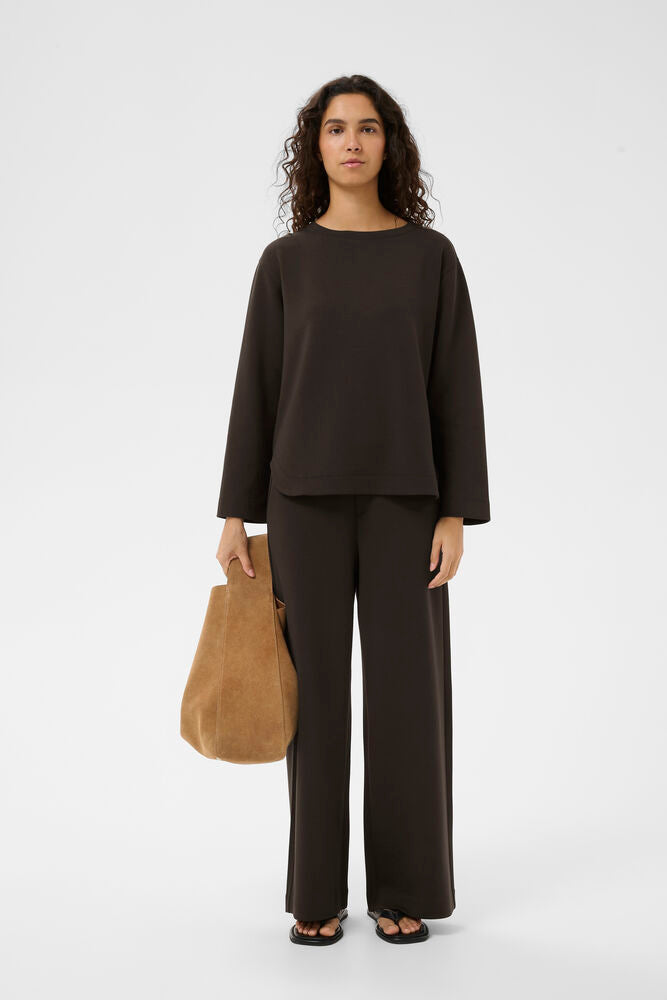 GincentIW Crewneck Sweatshirt Chocolate Brown InWear