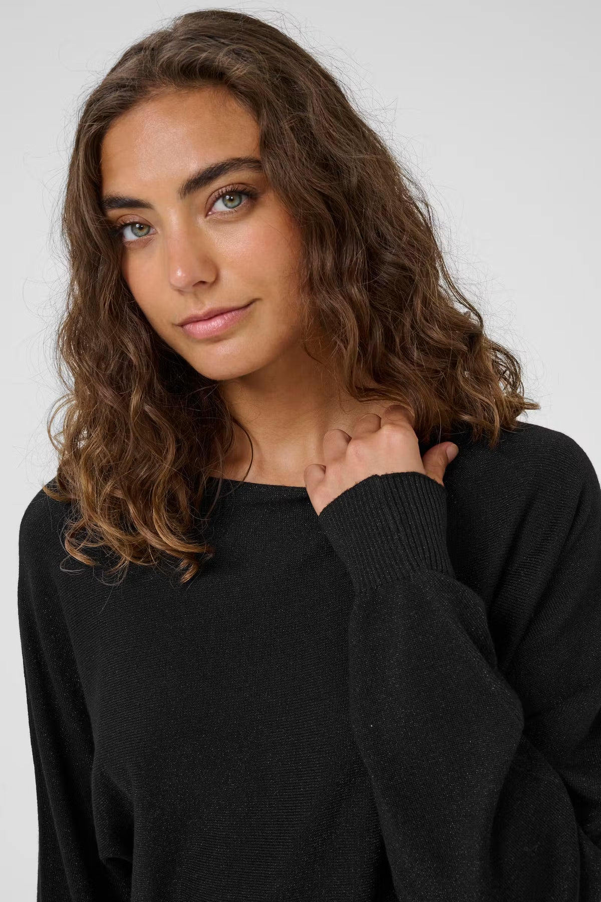Fay Batwing Jumper Black Culture