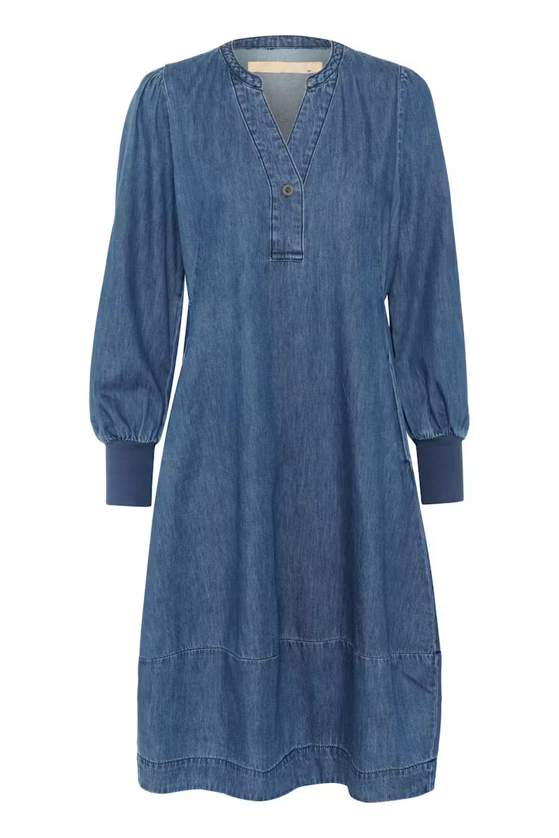 Allura Arpa Rib Dress Dark Blue Wash Culture
