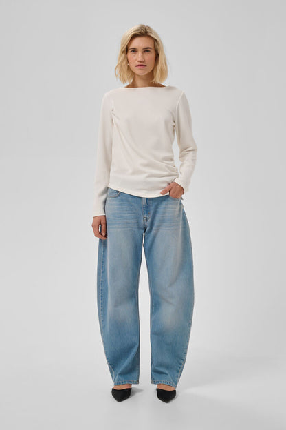 Helle Asymmetric Blouse Snow White My Essential Wardrobe