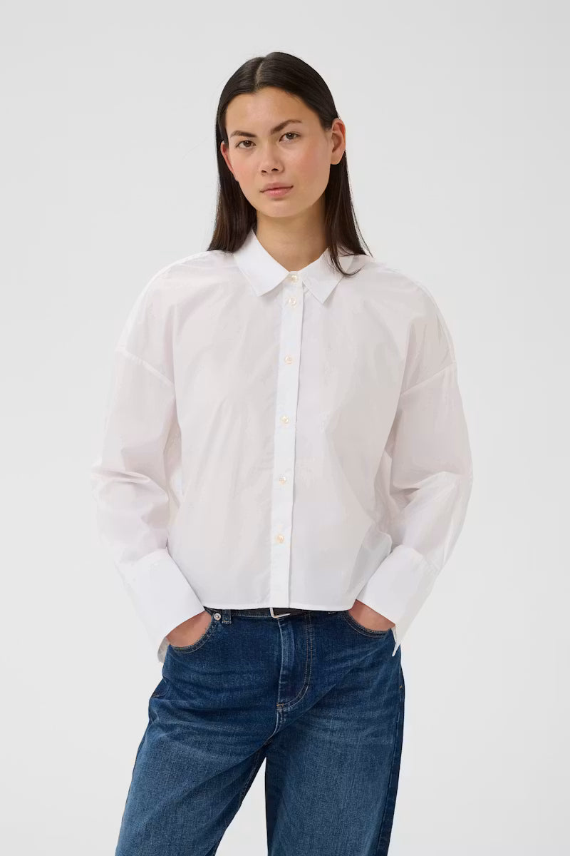 LeloIW Neola Shirt Pure White InWear