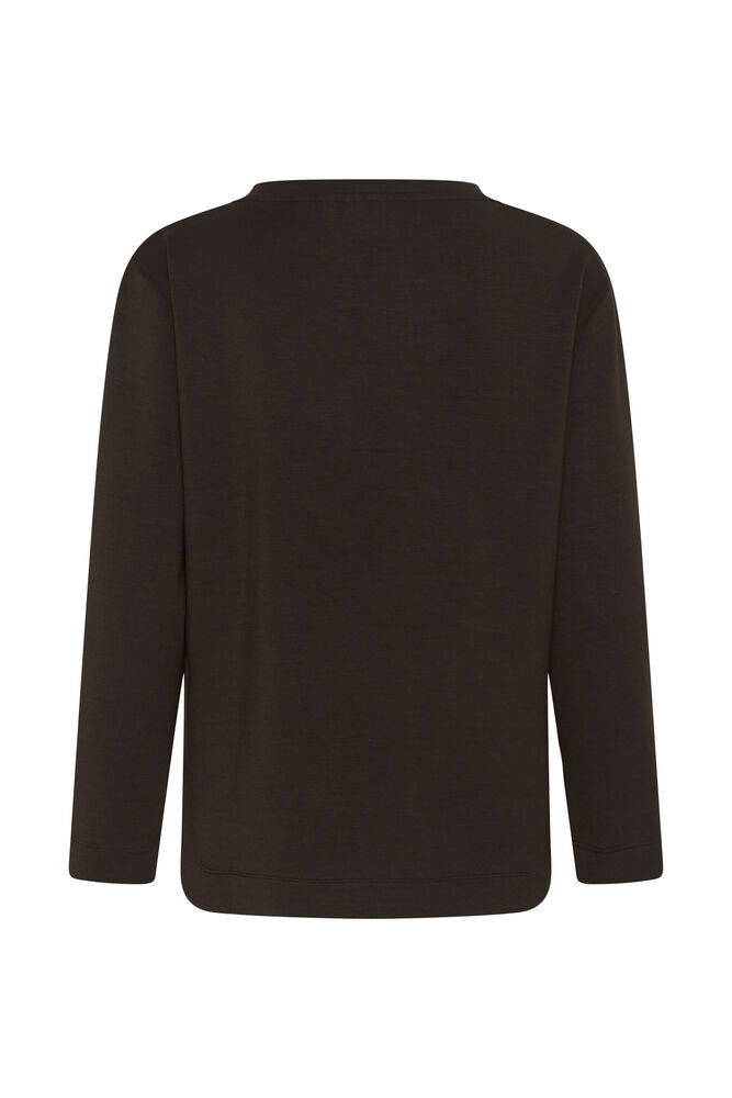 GincentIW Crewneck Sweatshirt Chocolate Brown InWear