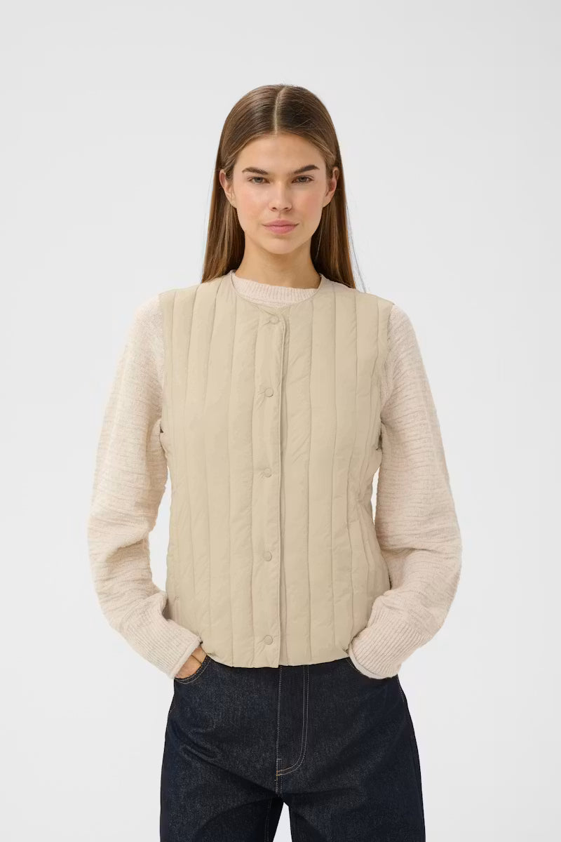 GlynIW Waistcoat Sandstone InWear