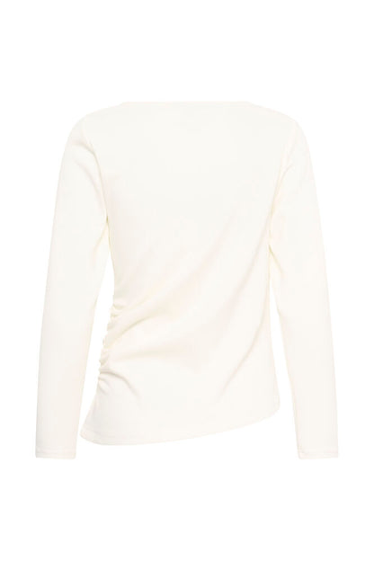 Helle Asymmetric Blouse Snow White My Essential Wardrobe