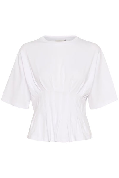 Inez T-shirt Bright White Gestuz