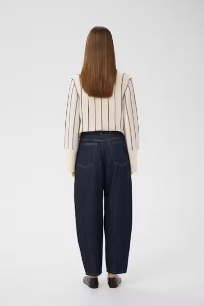 KarfinaIW Barrel Jeans Dark Blue Denim InWear