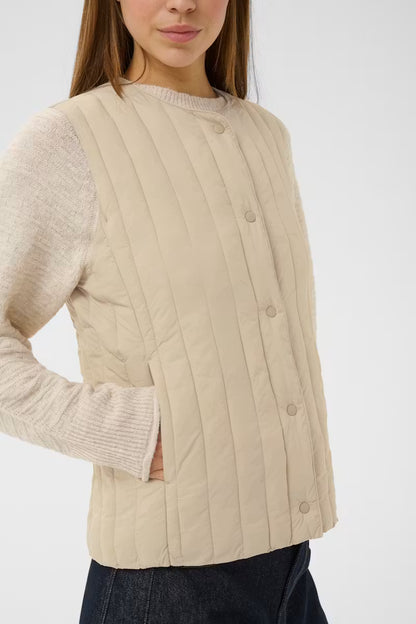 GlynIW Waistcoat Sandstone InWear