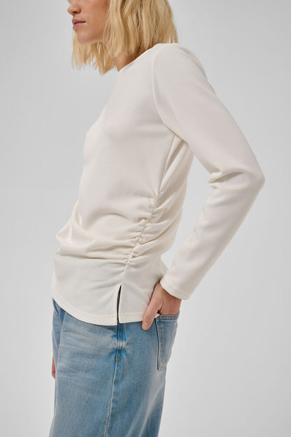 Helle Asymmetric Blouse Snow White My Essential Wardrobe