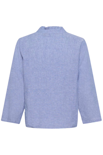 Arletty Blouse Powder Blue Culture