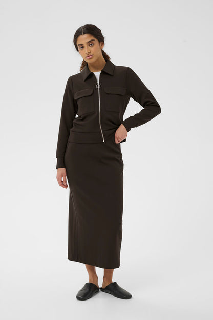 AidaIW Skirt Chocolate Brown InWear