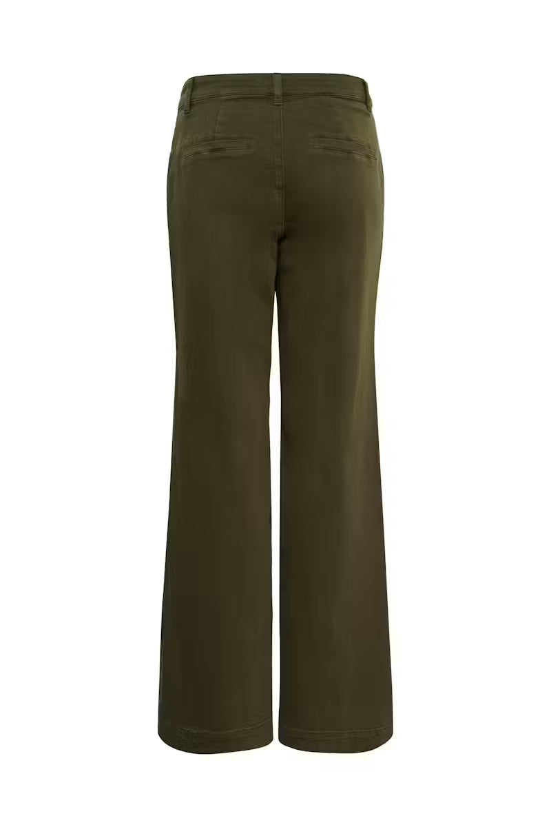 LaraMW 149 Pant Wide Olive Night My Essential Wardrobe