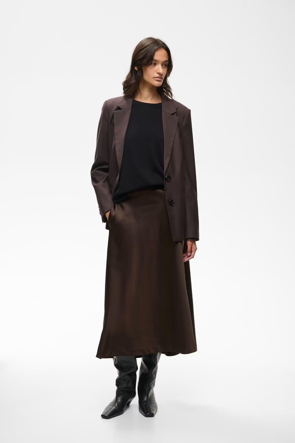 ZilkyIW Skirt Chocolate Brown InWear