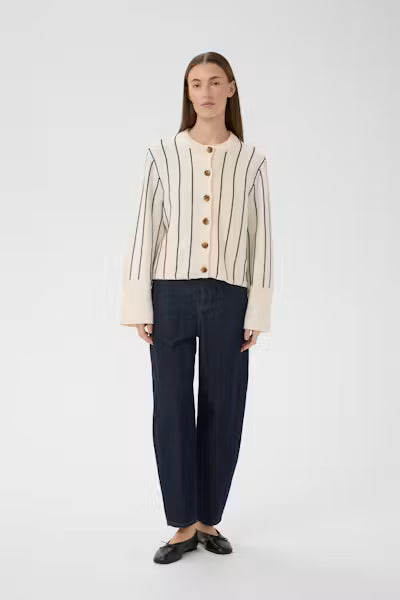 KarfinaIW Barrel Jeans Dark Blue Denim InWear