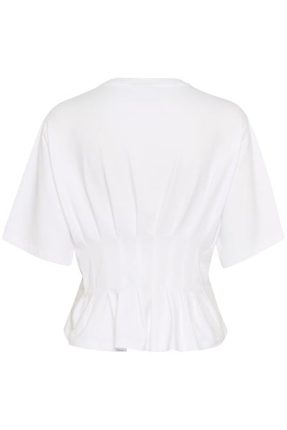 Inez T-shirt Bright White Gestuz