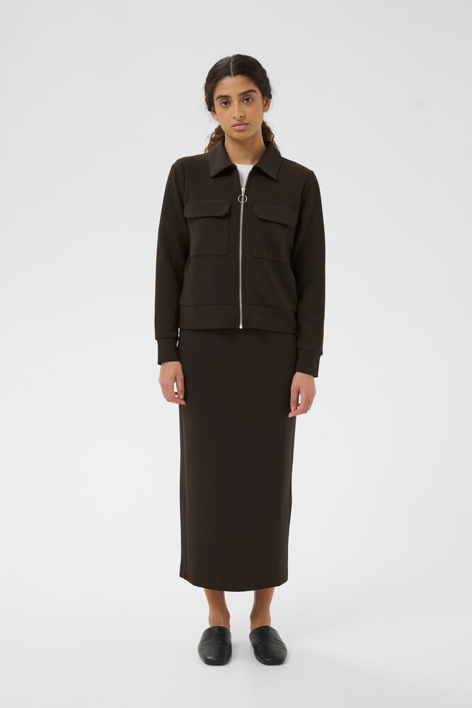 AidaIW Skirt Chocolate Brown InWear