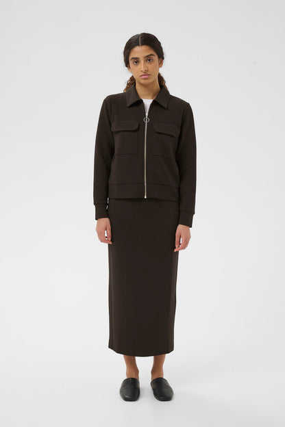 AidaIW Skirt Chocolate Brown InWear