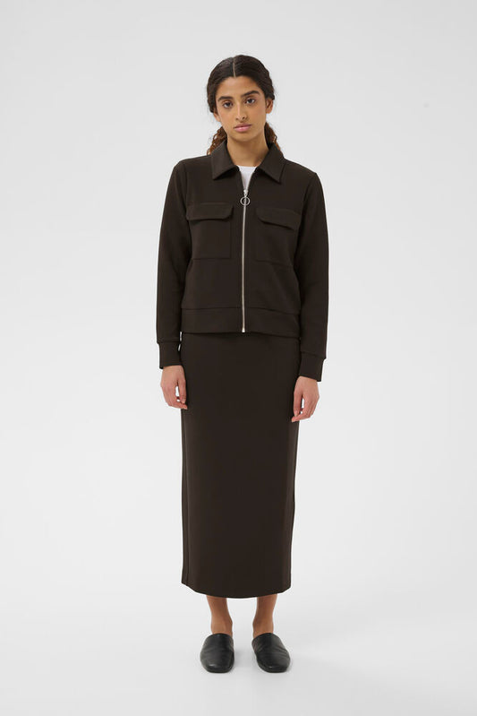 AidaIW Skirt Chocolate Brown InWear