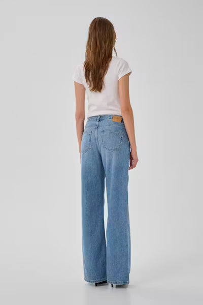 The Louis 139 High Wide Jeans Medium Blue Retro Wash My Essential Wardrobe