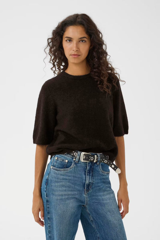 AlphaGZ SS Tee Ganache Melange/Brown Gestuz