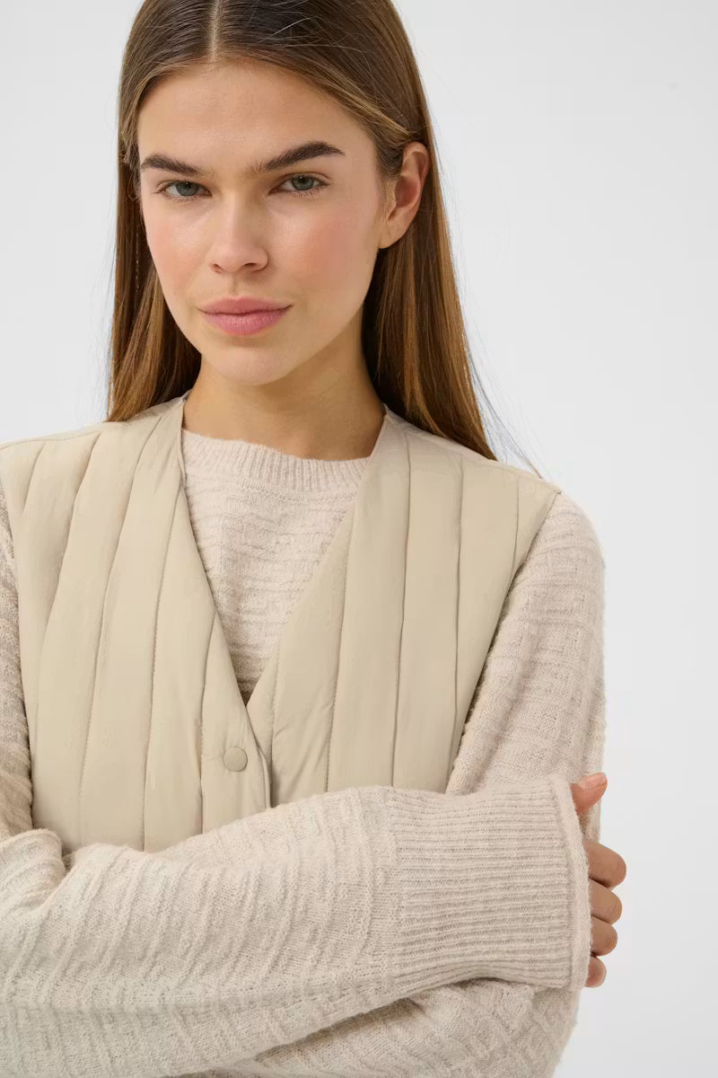 GlynIW Waistcoat Sandstone InWear