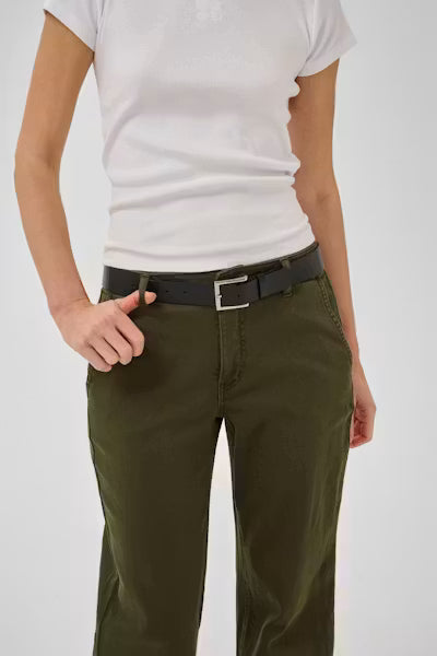 LaraMW 149 Pant Wide Olive Night My Essential Wardrobe