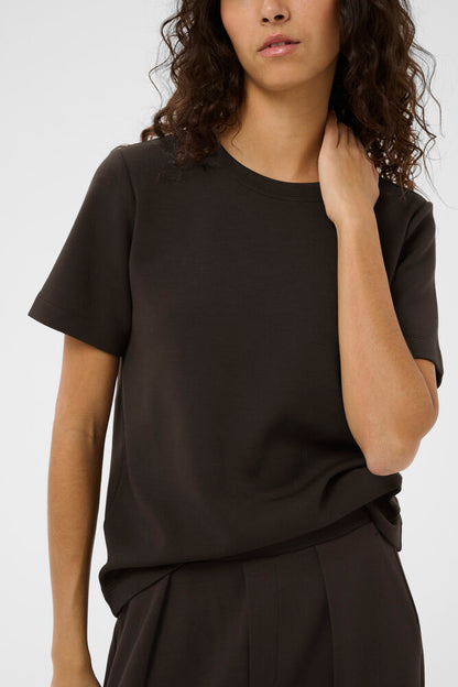 VincentIW Karmen T-Shirt Chocolate Brown InWear