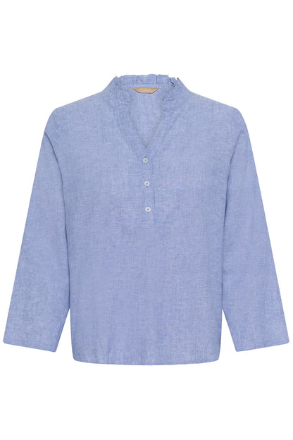 Arletty Blouse Powder Blue Culture