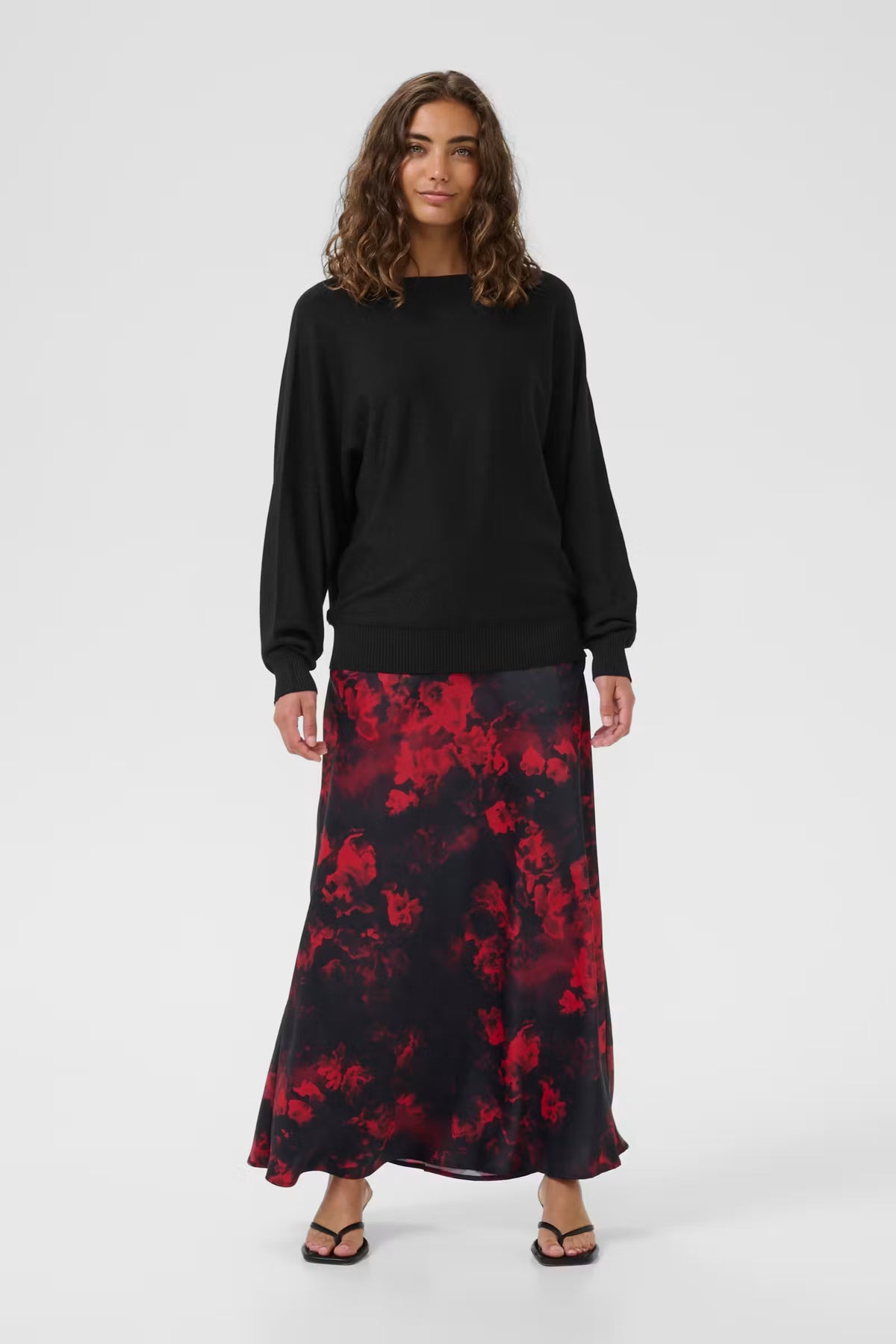 Fay Batwing Jumper Black Culture
