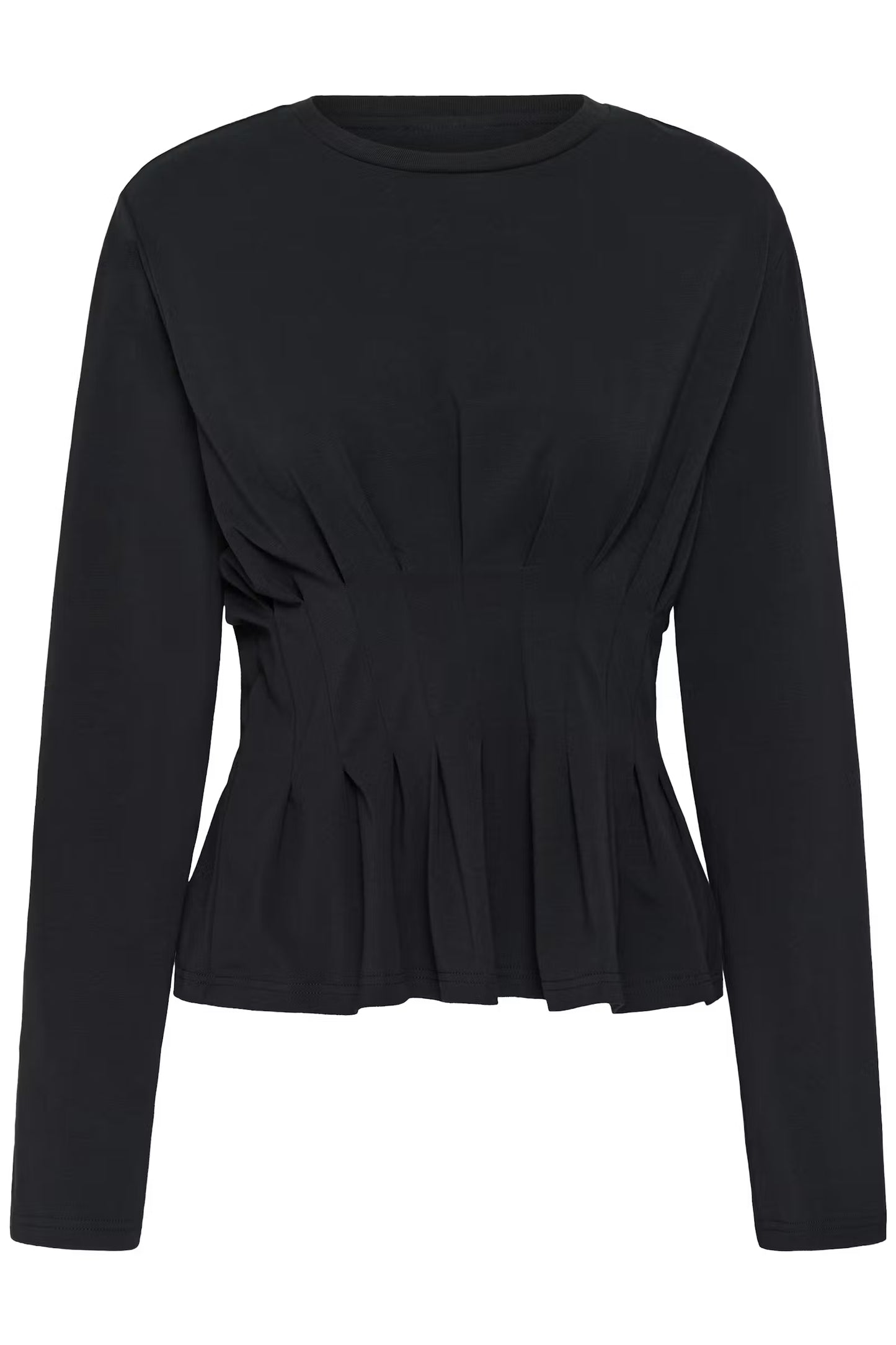 Inez LS Tee Black Gestuz