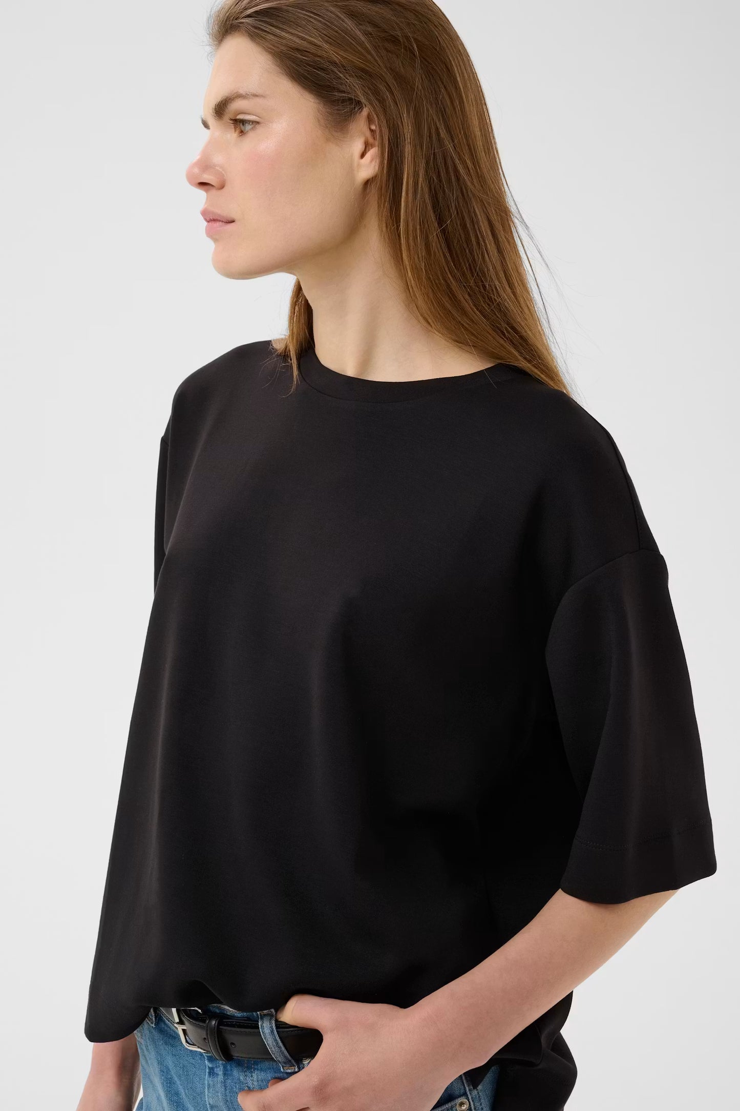 PannieIW Oversize T-shirt Black InWear