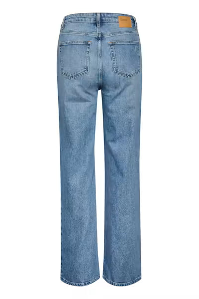 The Louis 139 High Wide Jeans Medium Blue Retro Wash My Essential Wardrobe