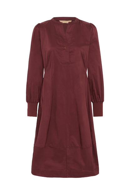 Antoinett Rib Dress Chocolate Truffle Culture