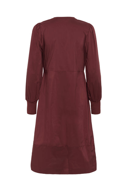 Antoinett Rib Dress Chocolate Truffle Culture