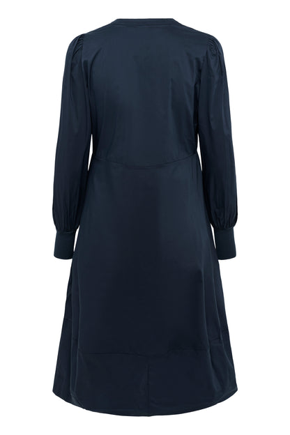Antoinett Rib Dress Blue Iris Culture