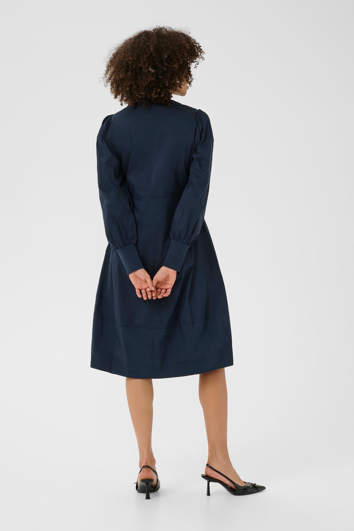 Antoinett Rib Dress Blue Iris Culture