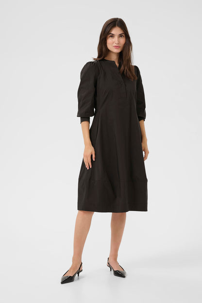 Antoinett 3/4 Sleeve Dress Demitasse Culture