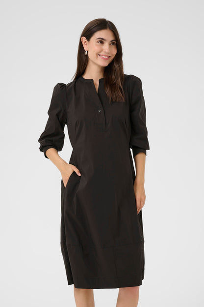 Antoinett 3/4 Sleeve Dress Demitasse Culture