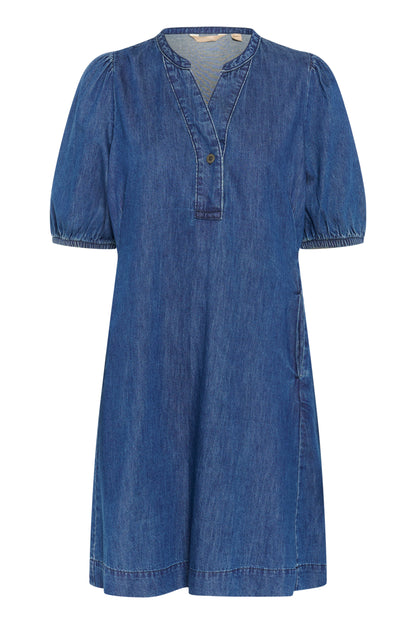 Berteline Arpa SS Dress Dark Blue Wash Culture