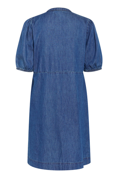 Berteline Arpa SS Dress Dark Blue Wash Culture