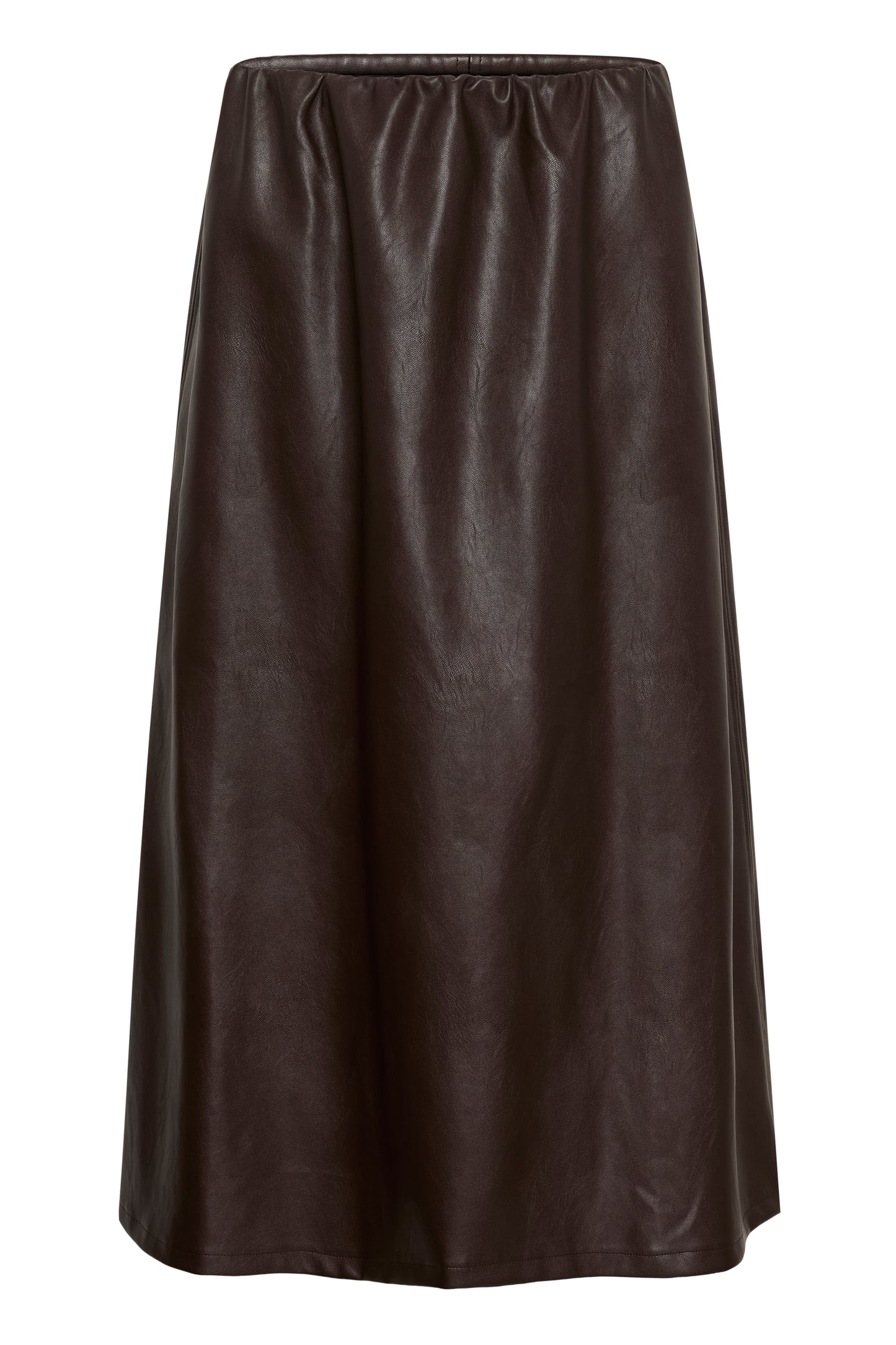 Lilli PU Skirt Coffee Bean Culture
